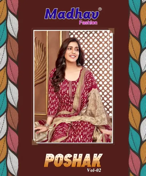 Madhav Poshak Vol 2 Low Range Fully Stitched Readymade Salwar Suit Wholesaler
