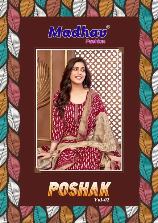 Madhav Poshak Vol 2 Low Range Fully Stitched Readymade Salwar Suit Wholesaler
