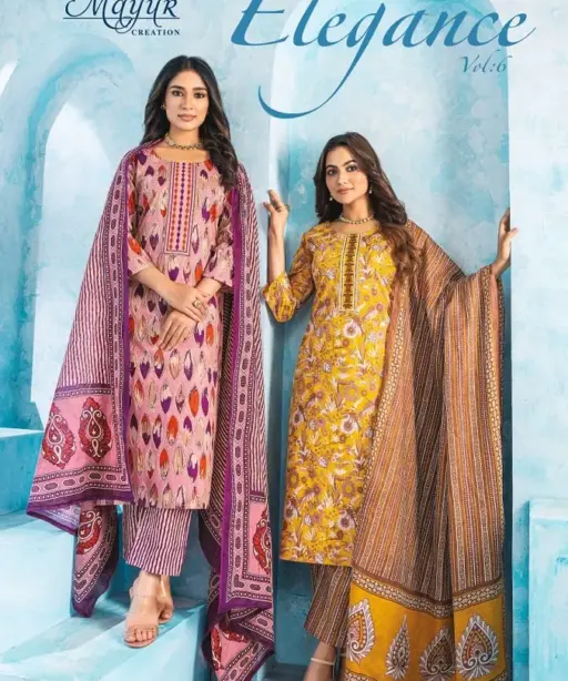Wholesale Supplier Of Mayur Eligance Vol 6