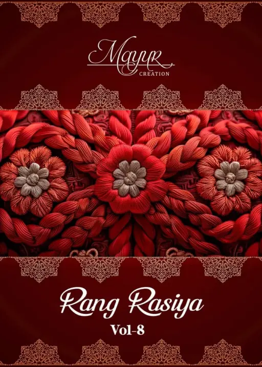 Mayur Rang Rasiya Vol 8 Unstitched Daily Wear Cotton Salwar Suit Wholesaler