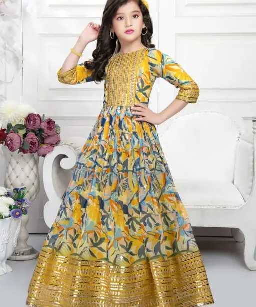 Party Wear Designer Kids Gown