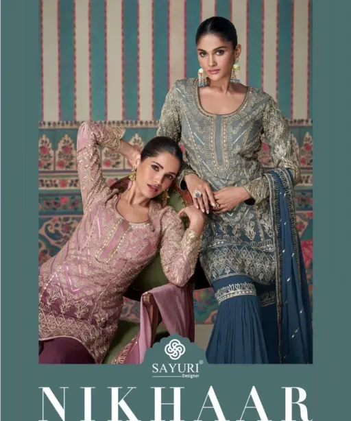 Premium Georgette Designer Sharara Salwar Ethnic Suit Sayuri  Nikhaar