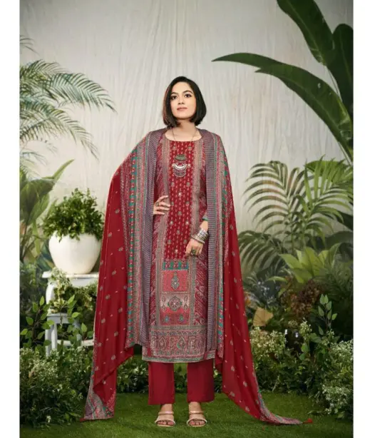 Pure Pashmina Handwork Suit Winter Wear Suit Nishant Fashion Jhalak Vol-2