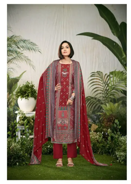 Pure Pashmina Handwork Suit Winter Wear Suit Nishant Fashion Jhalak Vol-2