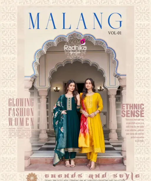 Radhika Lifestyle Malang Vol 1 Big Size Anarkali Suit Wholesale Catalogue Set