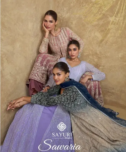 Sayuri Catalog Sawaria Wholesale Party Wear Gown