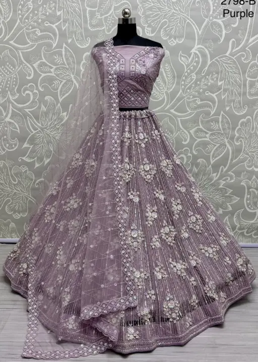 Stunning Party Wear Designer Lehengacholi Ship To Usa