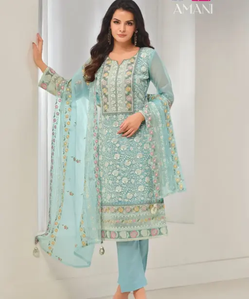 Vipul Amani Unstitched Wholesale Catalog Designer Wedding EthnicSuit