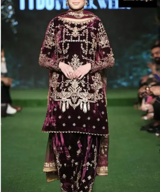 Ziaaz Designs 671 Stylish New Pakistani Salwar Suit Wholesale Seller