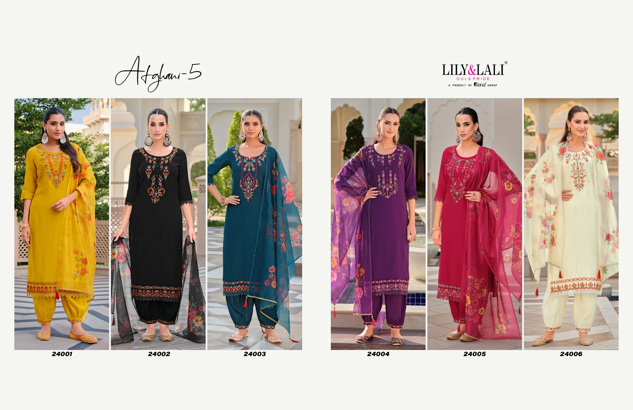 Lilly Lali Afghani-5 Wholesale Handwork Suit With Afgani Pant For Eid Mubarak Outfit - Image 6