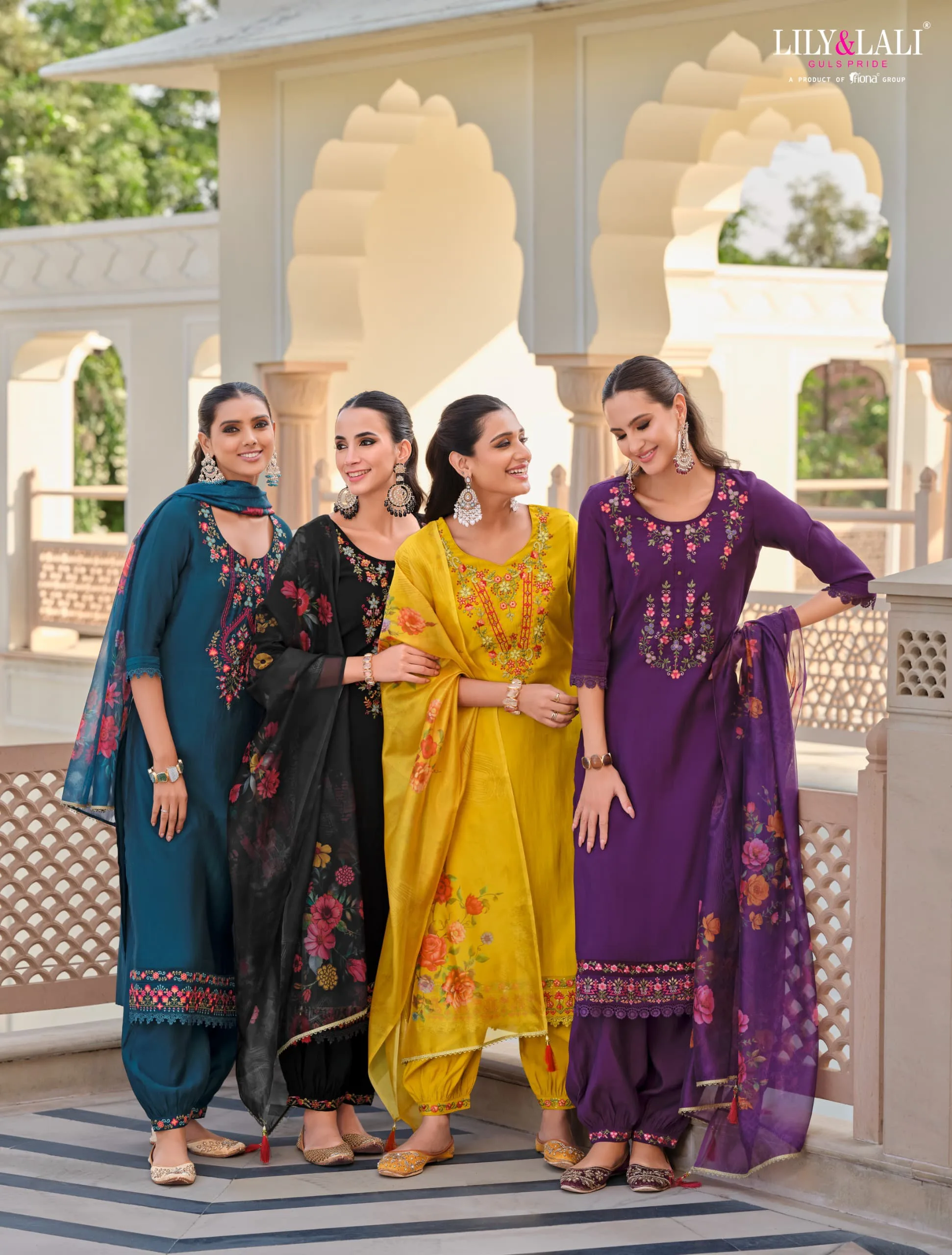 Lilly Lali Afghani-5 Wholesale Handwork Suit With Afgani Pant For Eid Mubarak Outfit