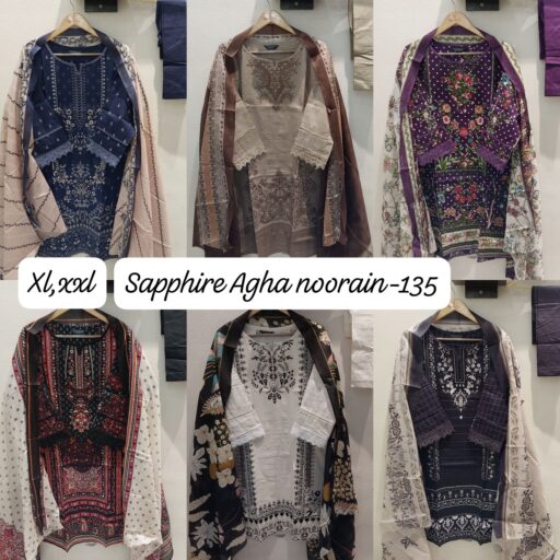 Sapphire Agha Noorain Readymade Cotton Pakistani Dress