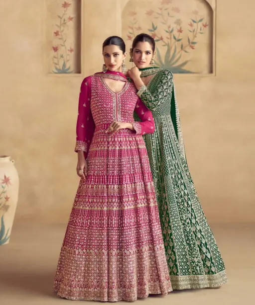 Aashirwad Maharani Wholesale Anarkali Gown Catalogue