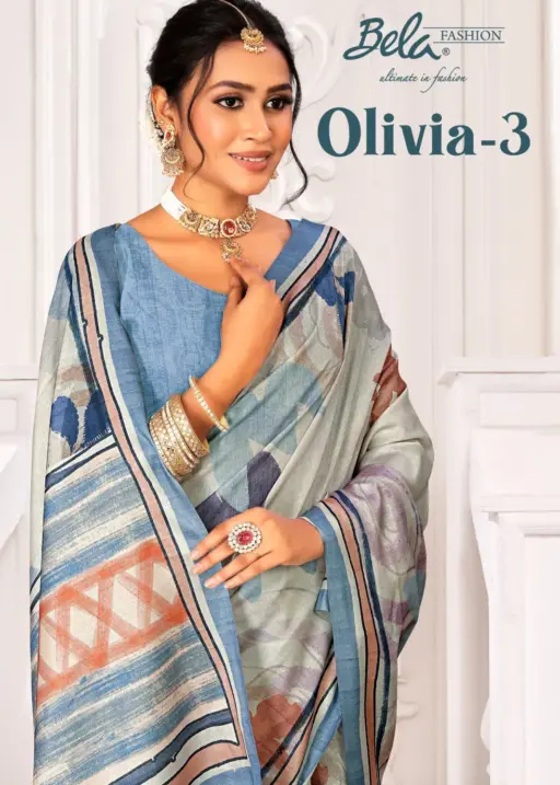 Bela Olivia Vol 3 Digital Printed Sarees