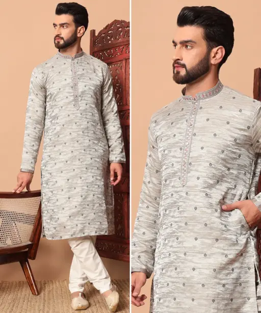 Premium Mens Jequard Kurta For Wedding