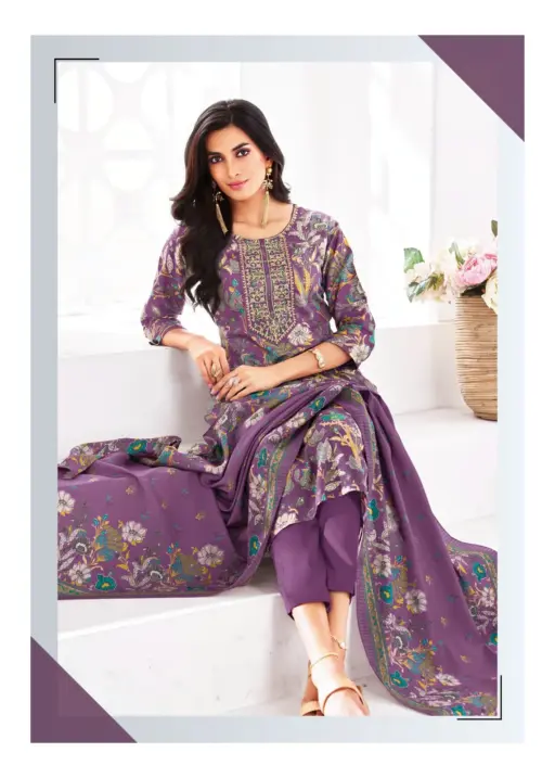 Radhika Lifestyle Nazrana Vol 1 Embroidery Work 3 Piece  Kurti Set
