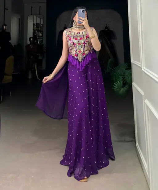 Rich Purple Lehenga Choli Boutique Collection