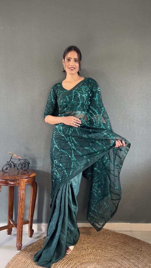 1 min Saree Ready To Wear
