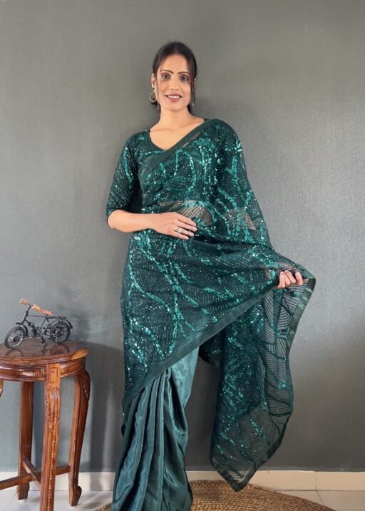 1 min Saree Ready To Wear