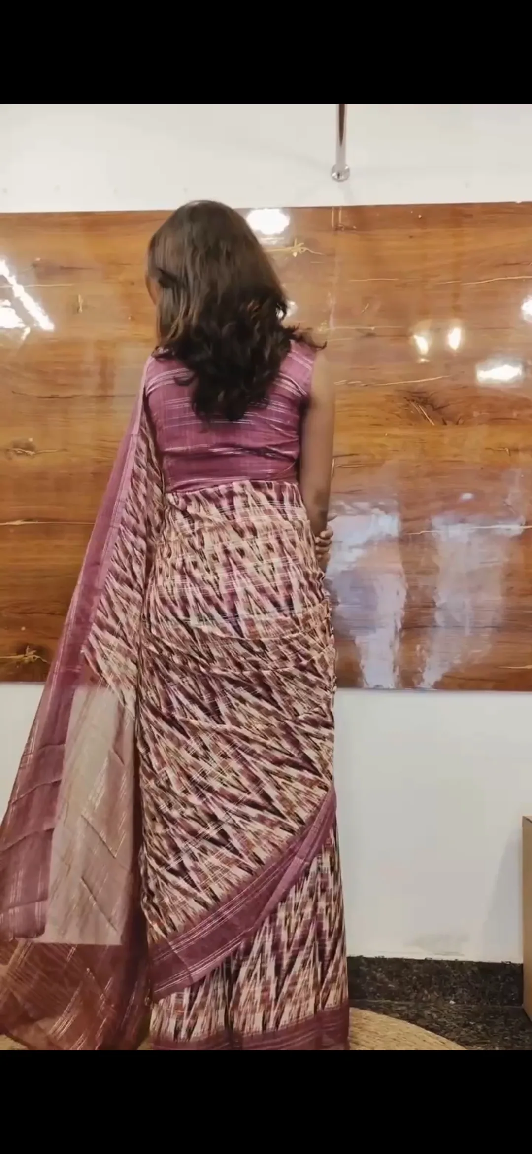 Digital Printed Zip And Go Saree  Gown - Image 2