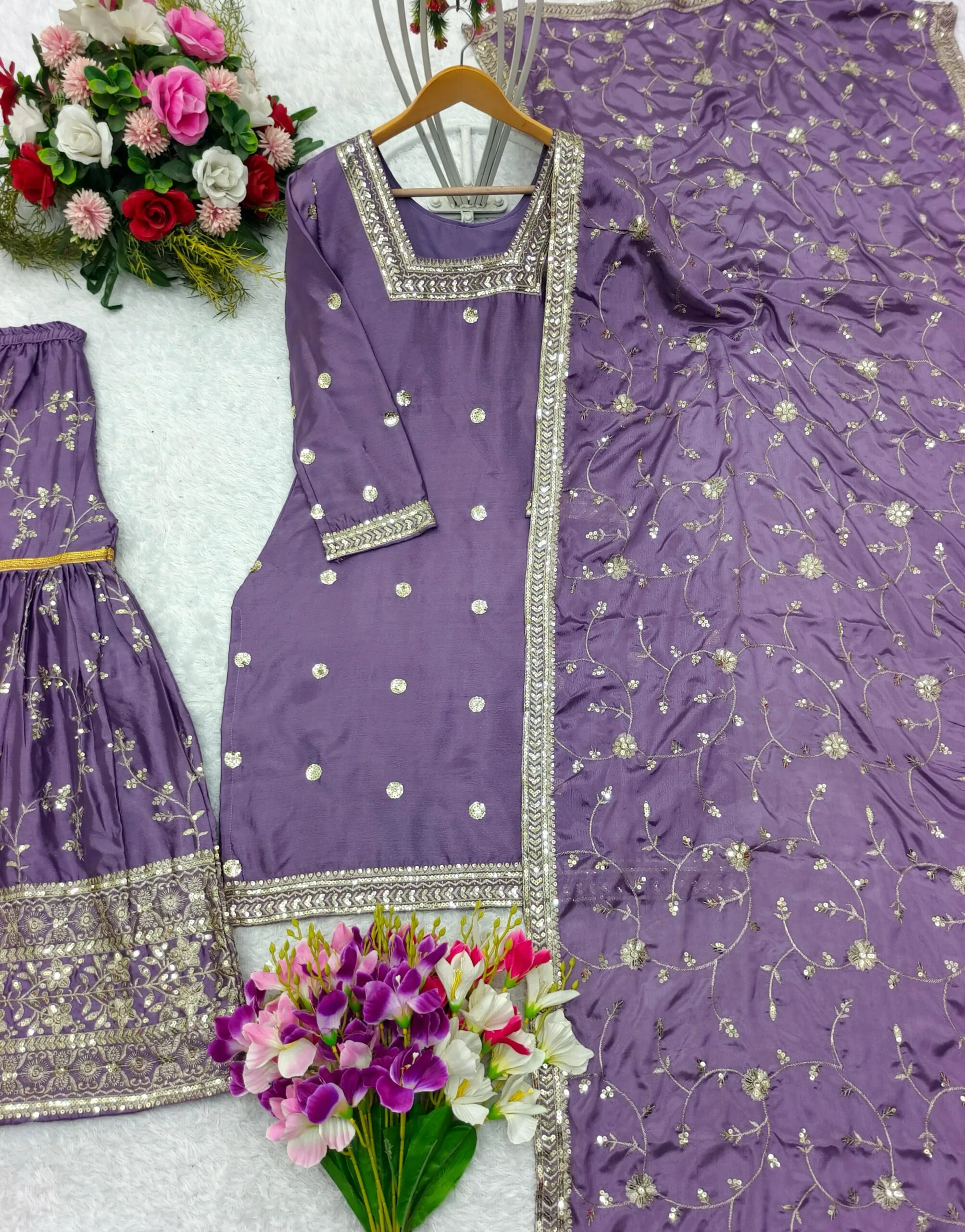 Sharara Salwar kameez For Wedding - Image 6