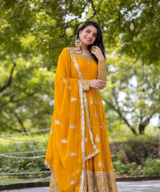 Haldi Function Dresses