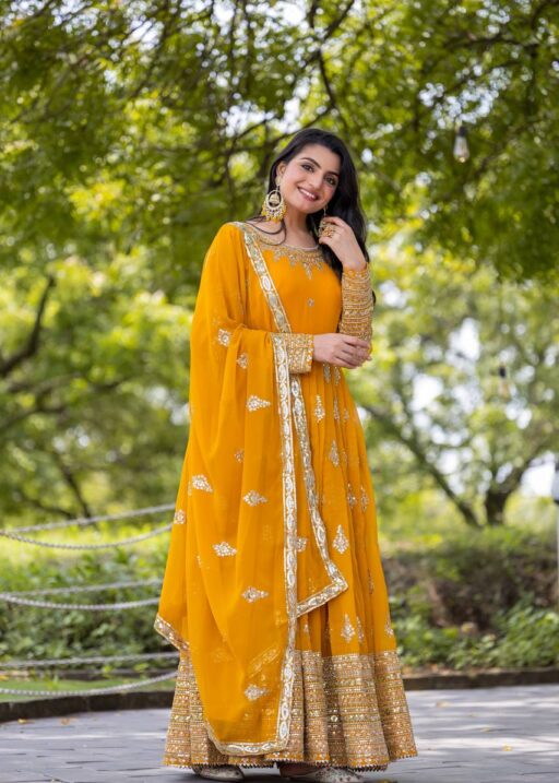 Haldi Function Dresses