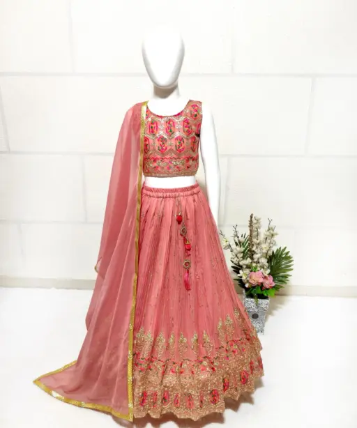 Designer Kids Lehenga Choli For Wedding