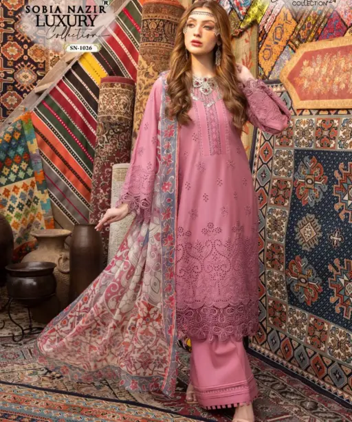 Festive Wear Lawn Pakistani Suit