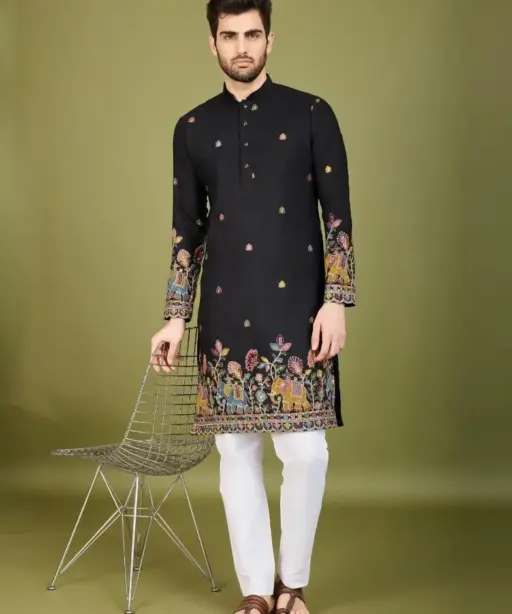 Premium Mens Embroidery Kurta