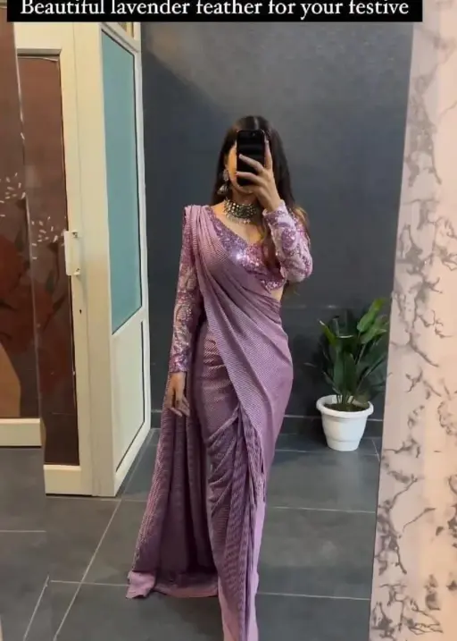 Ready To Wear Party Wear Saree For Women