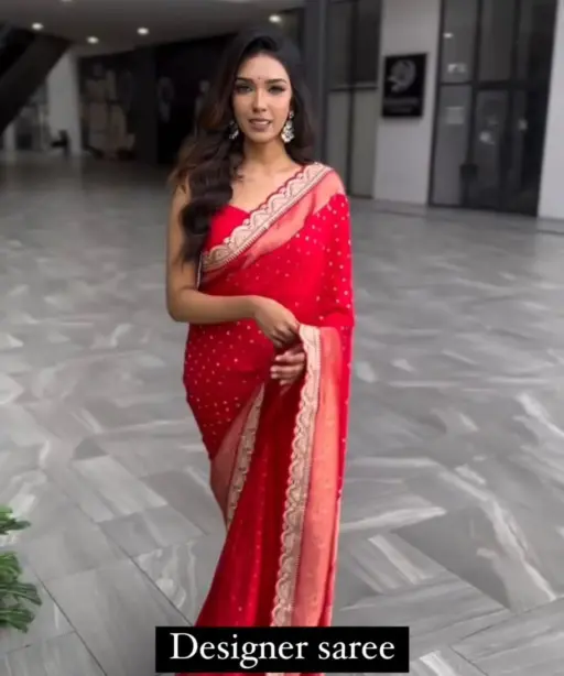 Red Silk Saree For Wedding