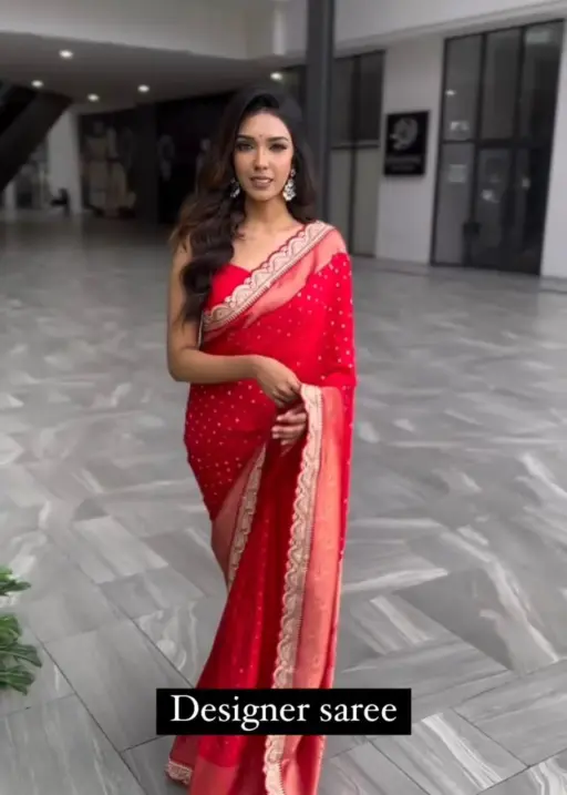 Red Silk Saree For Wedding