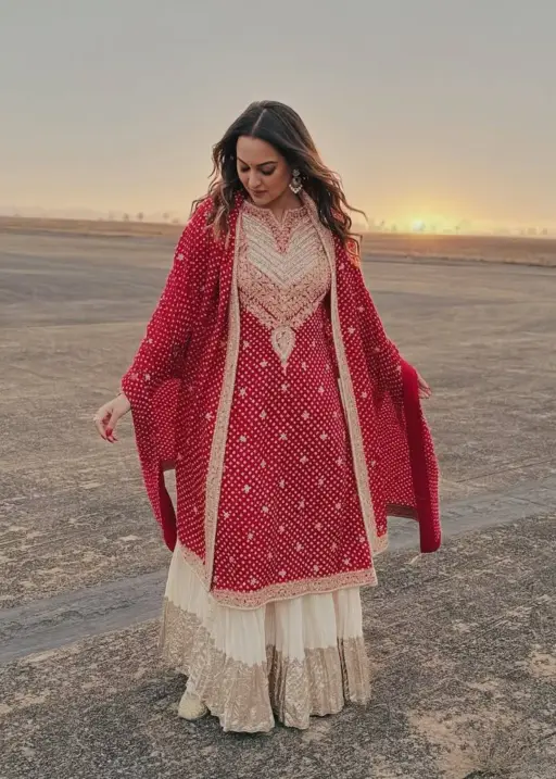 Sonakshi Sinha Inspired Plazzo Salwar Suit