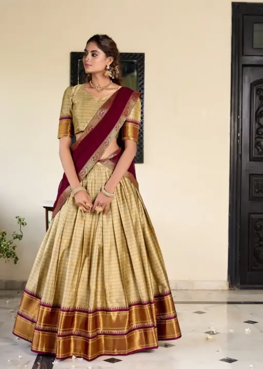 Wedding Wear Paithani Lehenga Choli Set