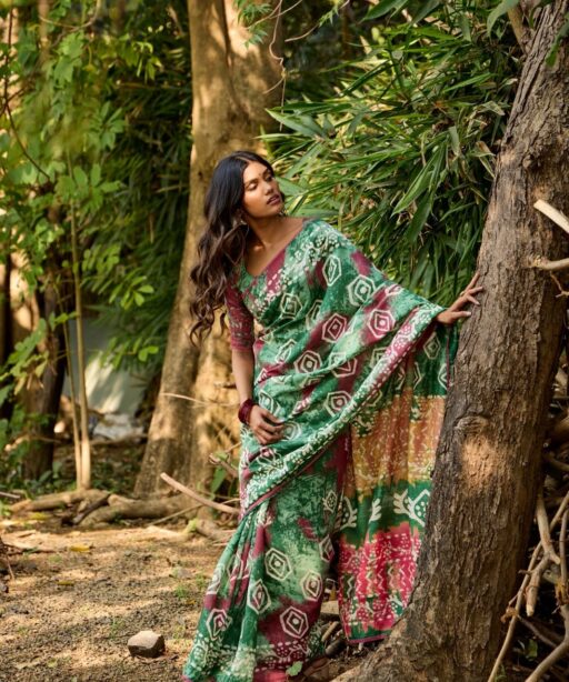 Women Printed Sarees , Daily Wear Saree , Office Wear saree