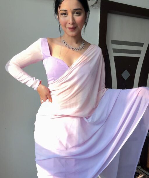 Plain Ready To Wear Sarees