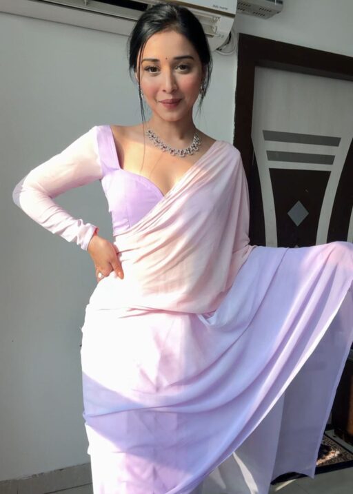 Plain Ready To Wear Sarees