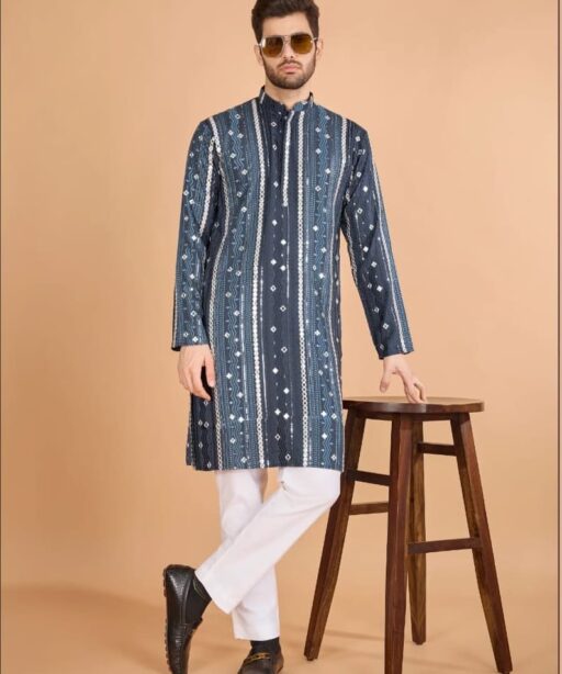Mens Embroidery kurta