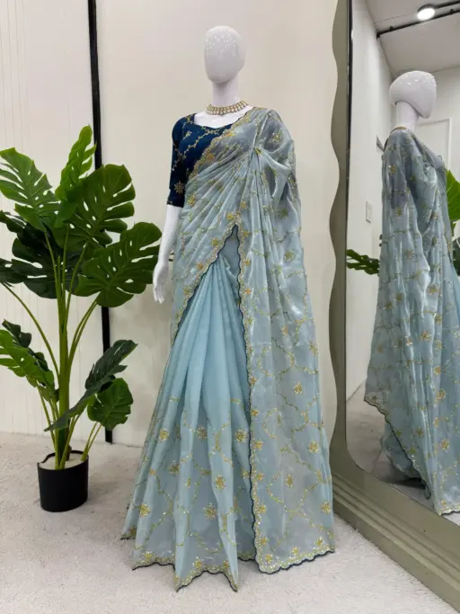 Jimmy Chu Saree For Wedding
