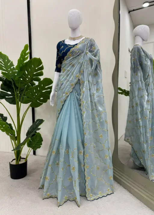 Jimmy Chu Saree For Wedding