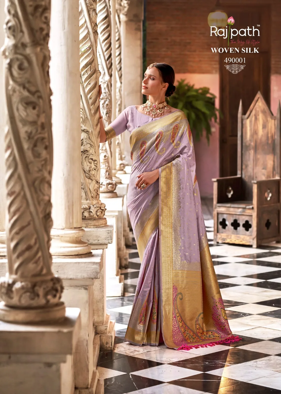 Wedding Wear Soft Silk Saree For Women - Image 6