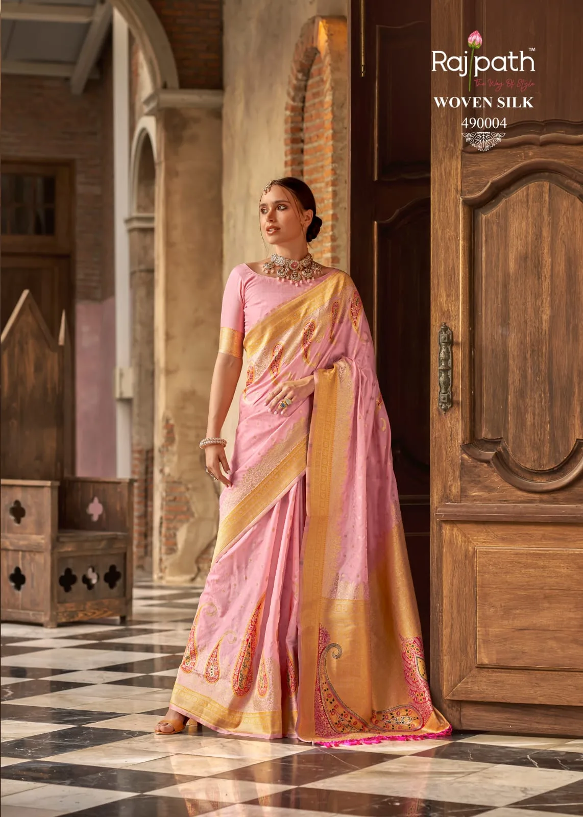 Wedding Wear Soft Silk Saree For Women - Image 7