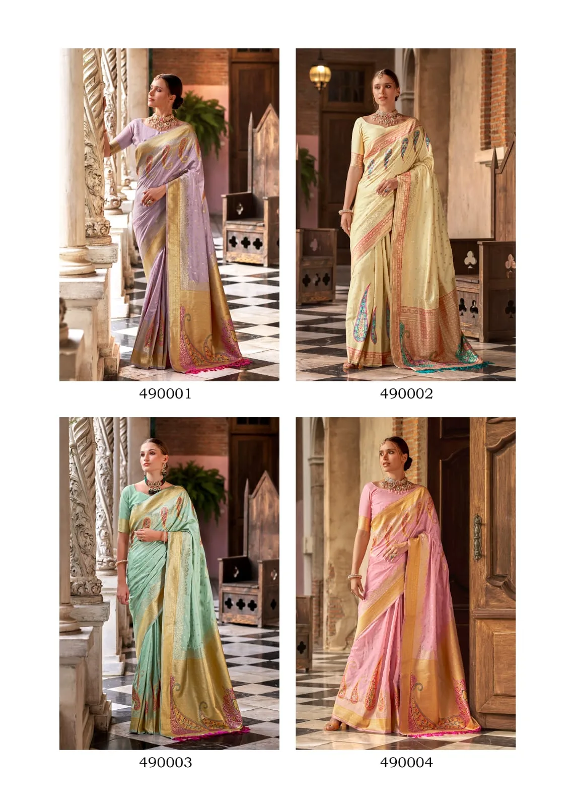 Wedding Wear Soft Silk Saree For Women - Image 5