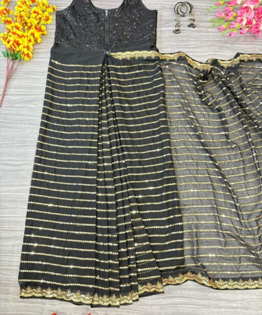 ZIp And Go Saree Gown