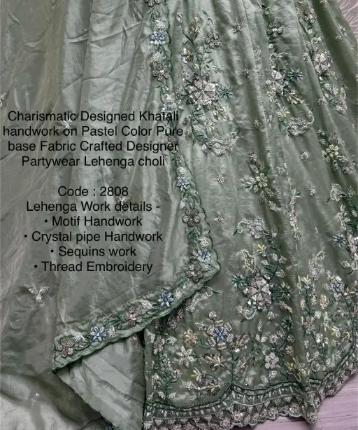 Bridal handwork Lehenga Choli