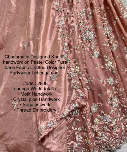 Bridal handwork Lehenga Choli