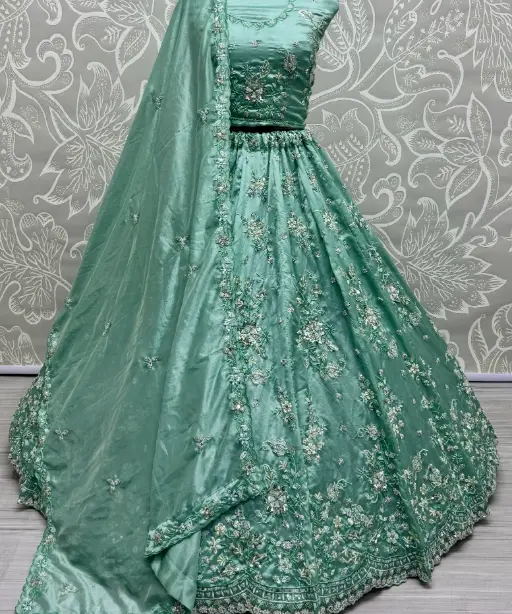 Bridal handwork Lehenga Choli