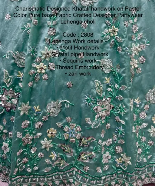 Bridal handwork Lehenga Choli