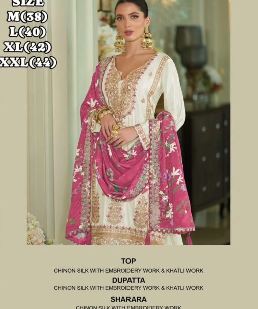 Pakistani Designer Readymade Sharara Salwar Kameez